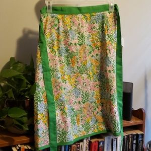 Vintage Floral Wrap Skirt 🌸🌱